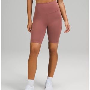 Lululemon Wunder Train High Rise Biker Shorts